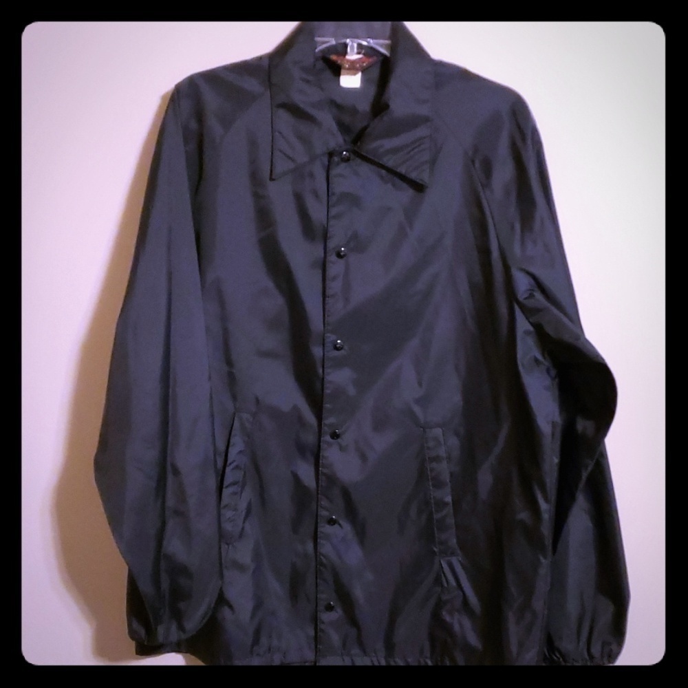2 for 20 Vintage windbreaker/rain cover black